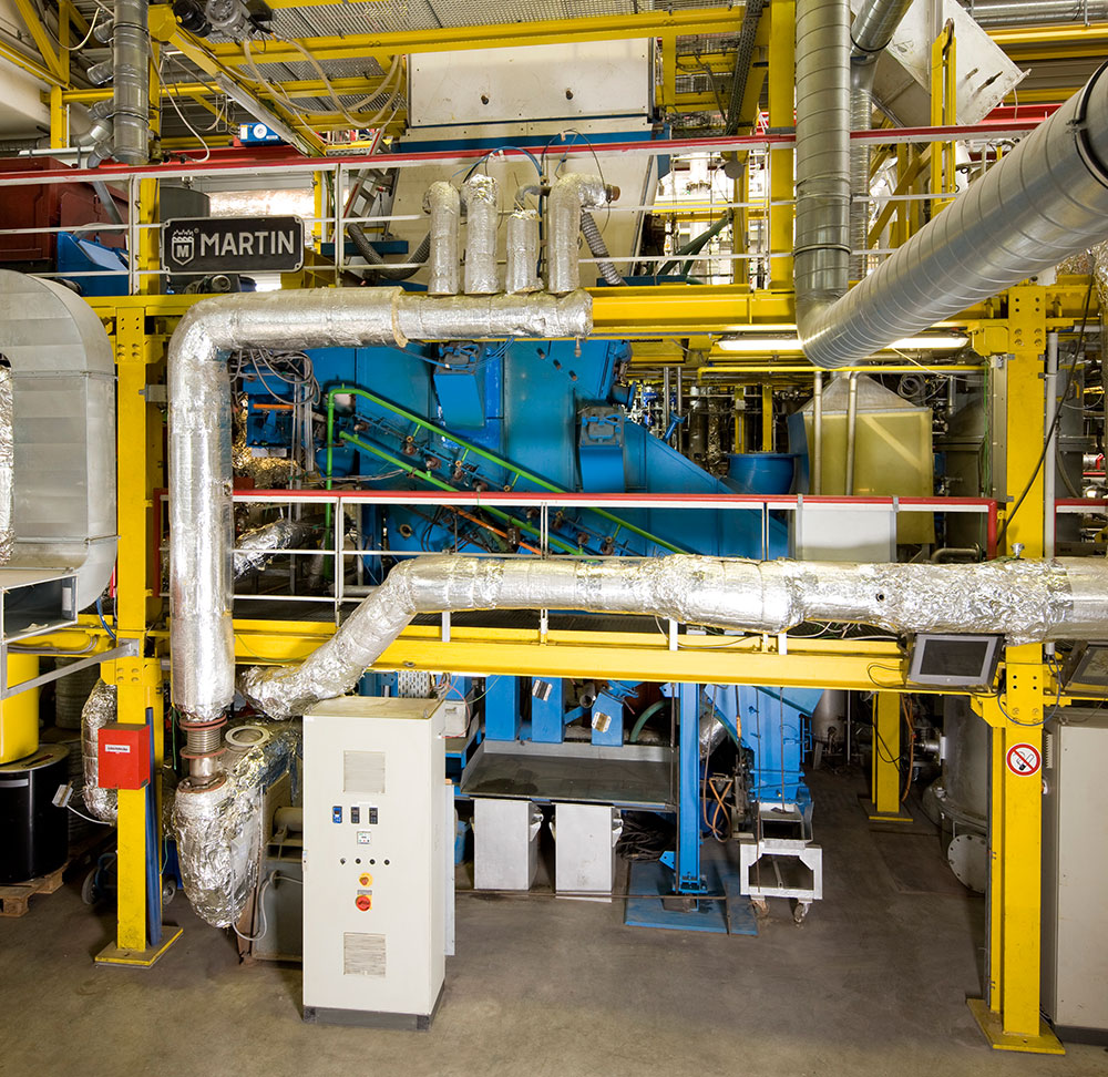 Photo of push-back grate