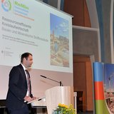Referent auf einer Konferenz
